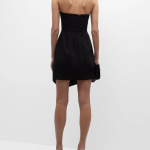 Liv Foster Strapless Asymmetric Mini Dress