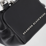 Brandon Blackwood  Valentina Mini Leather Chain Shoulder Bag