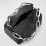 Brandon Blackwood  Valentina Mini Leather Chain Shoulder Bag