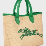 Longchamp  Le Panier Pliage Straw Top-Handle Bag
