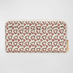 Kate Spade New York  morgan zip hearts-print continental wallet