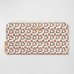 Kate Spade New York  morgan zip hearts-print continental wallet
