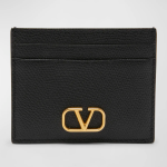 Valentino Garavani  VLOGO Leather Card Holder