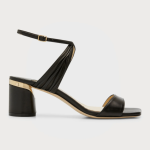 Jimmy Choo Jago Leather Ankle-Strap Sandals