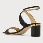 Jimmy Choo Jago Leather Ankle-Strap Sandals