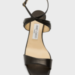 Jimmy Choo Jago Leather Ankle-Strap Sandals