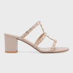 Valentino Garavani  Rockstud Caged 60mm Slide Sandals