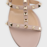 Valentino Garavani  Rockstud Caged 60mm Slide Sandals