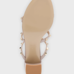 Valentino Garavani  Rockstud Caged 60mm Slide Sandals