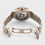 BREGUET White Gold Marine Chronograph Blue Dial Watch with Bracelet Strap