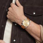 MOVADO Men's Bold Verso Chronograph Leather Strap Watch, 44mm