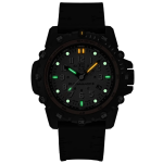 LUMINOX Men's 44mm Commando 3300 Series Watch with Rubber Strap