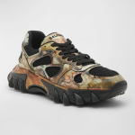 Balmain Men's B-East Camo Printed Mesh Sneakers
