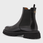 Ferragamo Men's George 2 Leather Chelsea Boots
