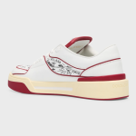 Dolce&Gabbana Men's New Roma Graffiti Leather Low-Top Sneakers