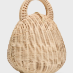 Cult Gaia  Millie Rattan Top-Handle Bag